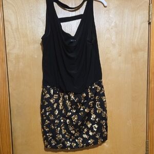 As U Wish Black Dress